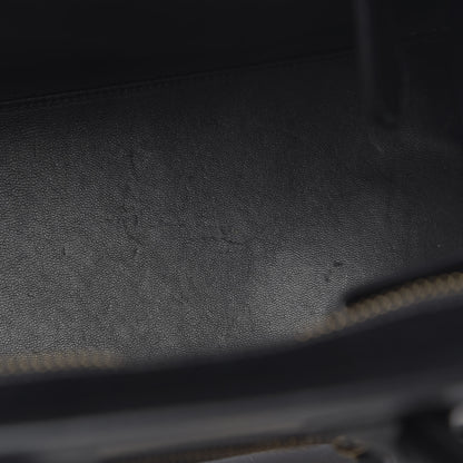 Celine Drummed Calfskin Suede Tri-color Micro Luggage Amber 8 of 17