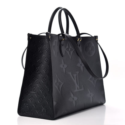 Louis Vuitton Empreinte Monogram Giant Onthego GM Black 3 of 10