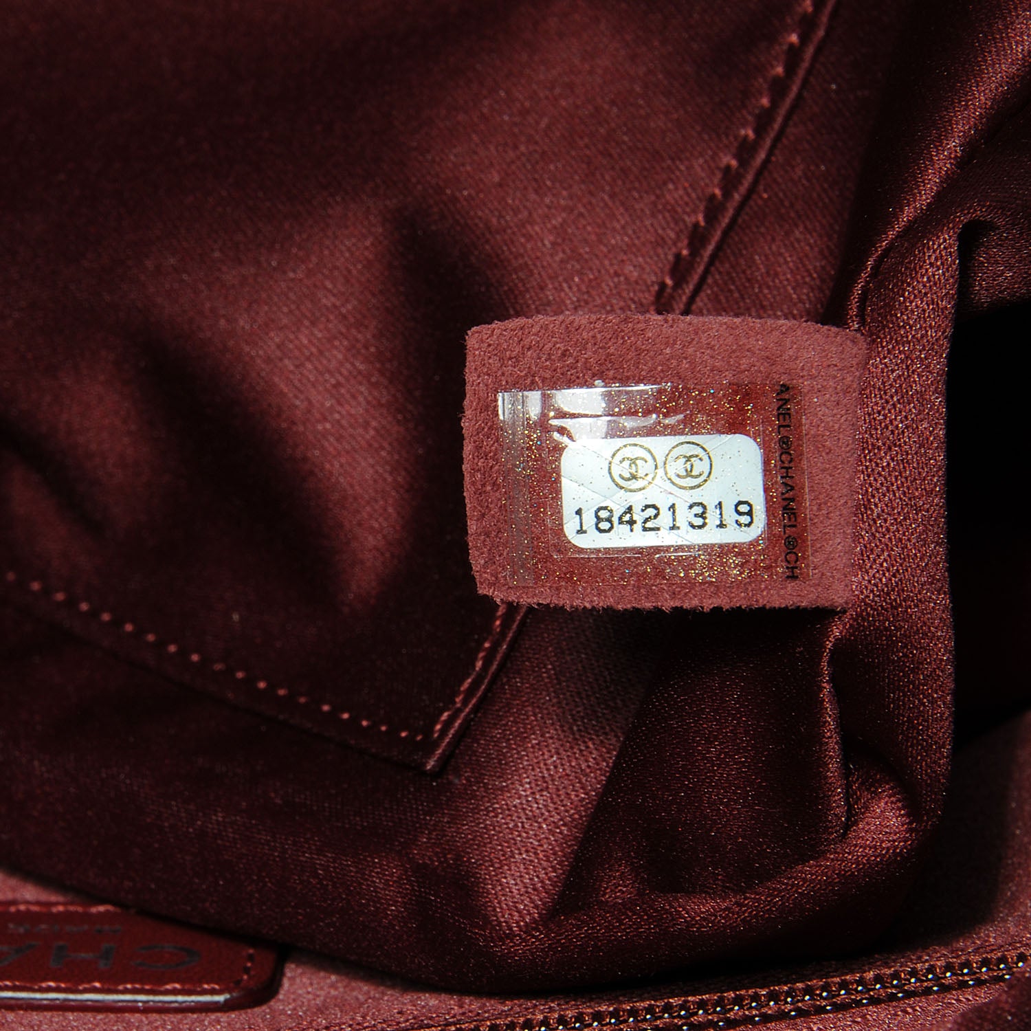 Chanel Lambskin Quilted Citizen Zip Large Flap Dark Red 7 of 8