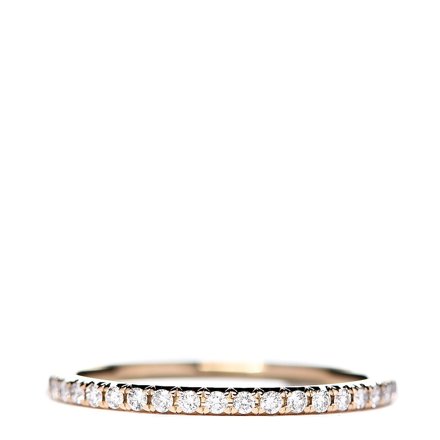 18K Yellow Gold Diamond Metro Ring 49 5