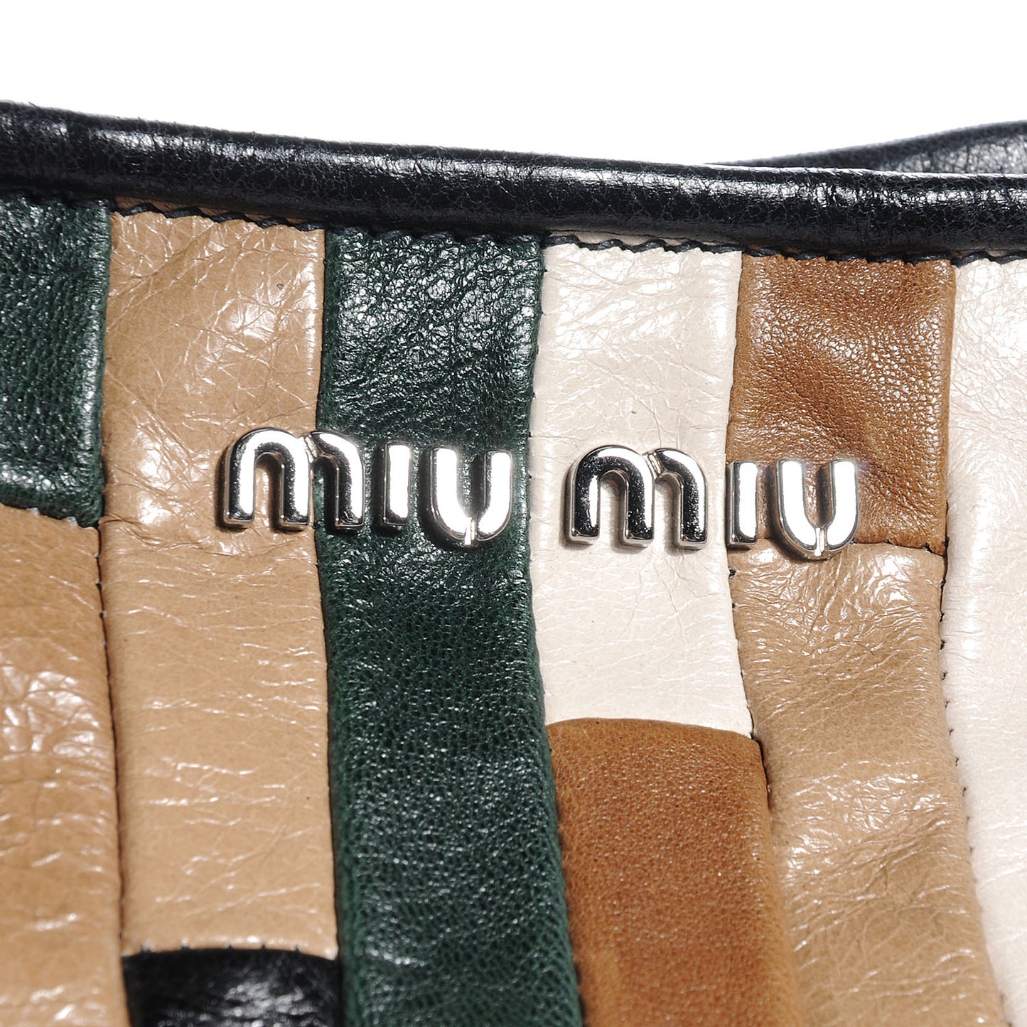 Nappa Leather Large Patchwork Tote Terra