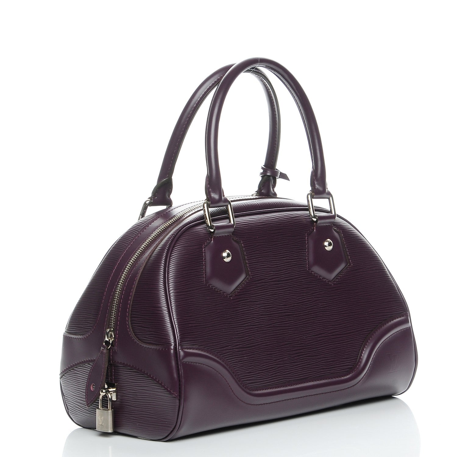 Louis Vuitton Epi Bowling Montaigne PM Cassis 3 of 7