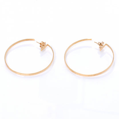 Gucci 18K Rose Gold G Hoop Earrings 1 of 5