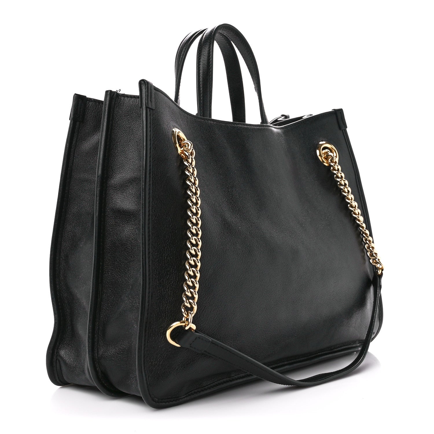Gucci New Sakai Calfskin Lux Medium Horsebit 1955 Tote Bag Black 3 of 17