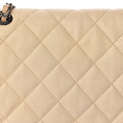 Chanel Caviar Quilted Large French Riviera Flap Beige 11 of 20