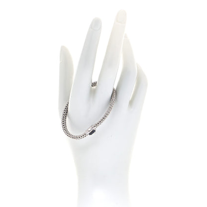 John Hardy Sterling Silver Blue Sapphire 5mm Classic Chain Bracelet 2 of 7