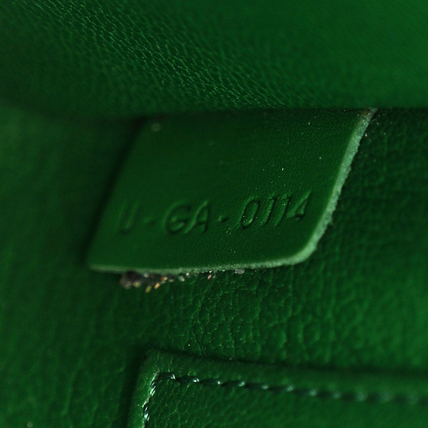 Celine Smooth Calfskin Nano Luggage Grass 10 of 12