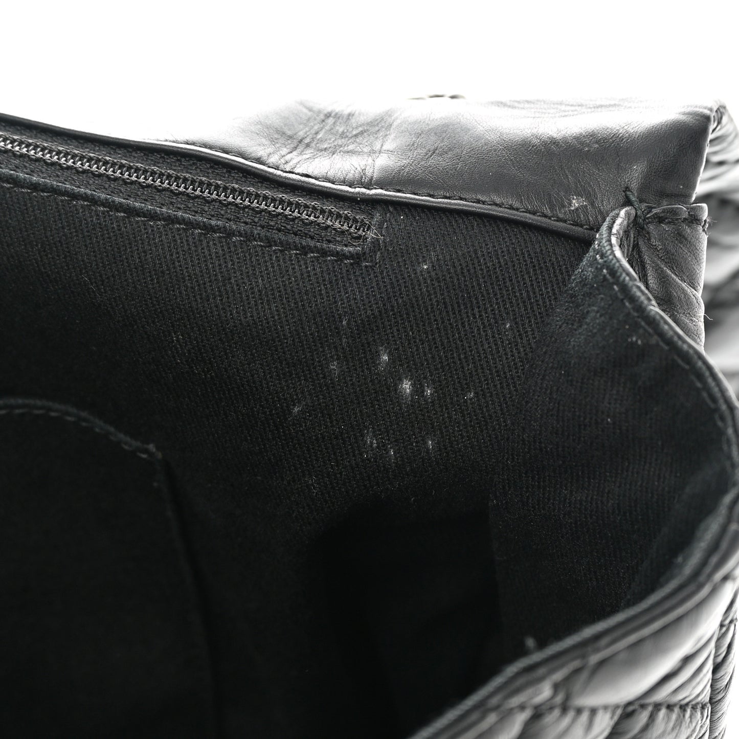 Aged Calfskin Reissue XL Maxi Flap Black