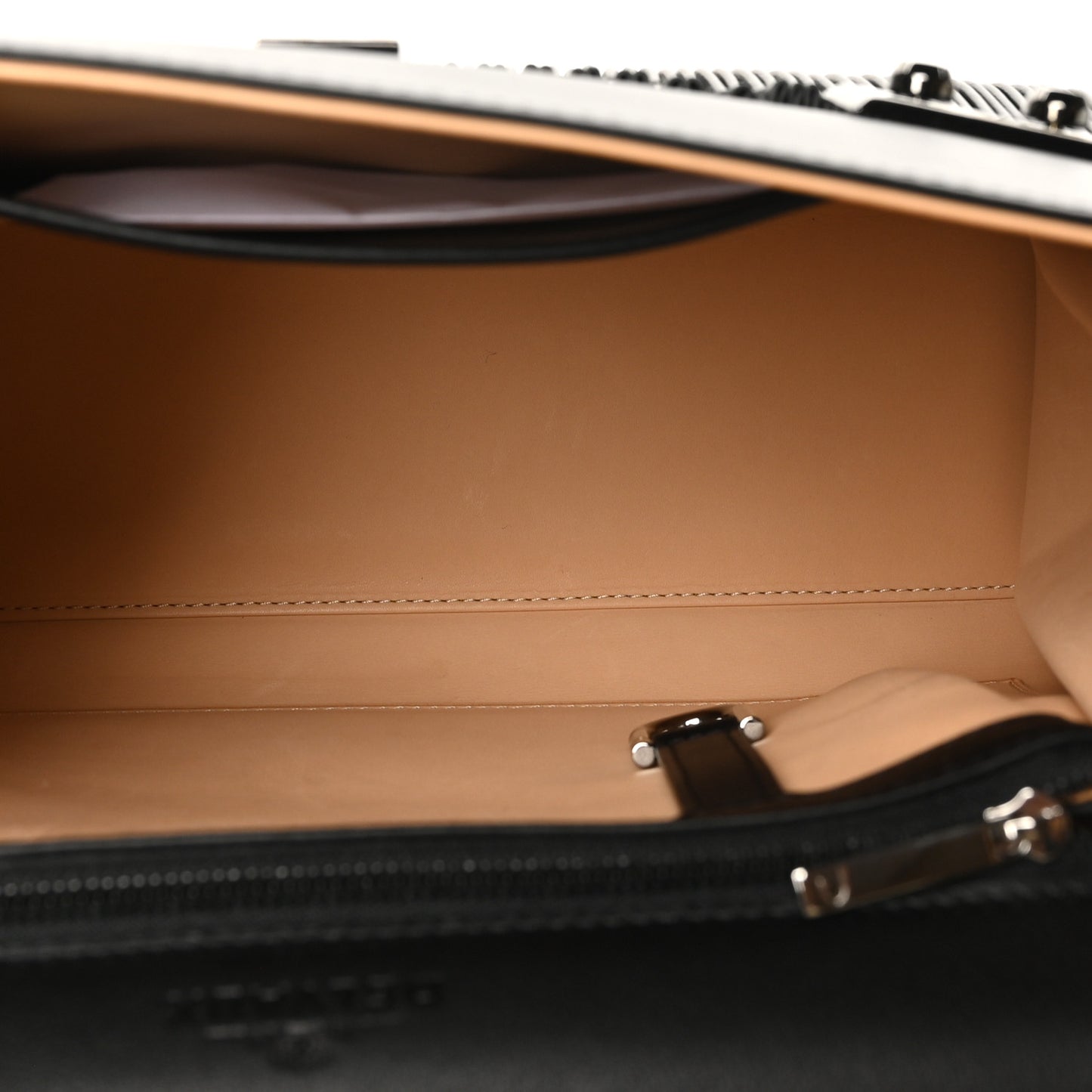 Calfskin Souple Tempete GM Smock Satchel Black