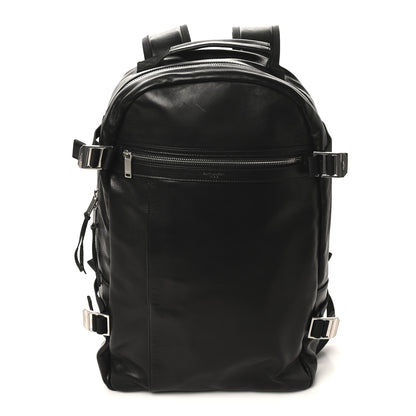 Saint Laurent Lambskin City Trekking Backpack Black 1 of 9