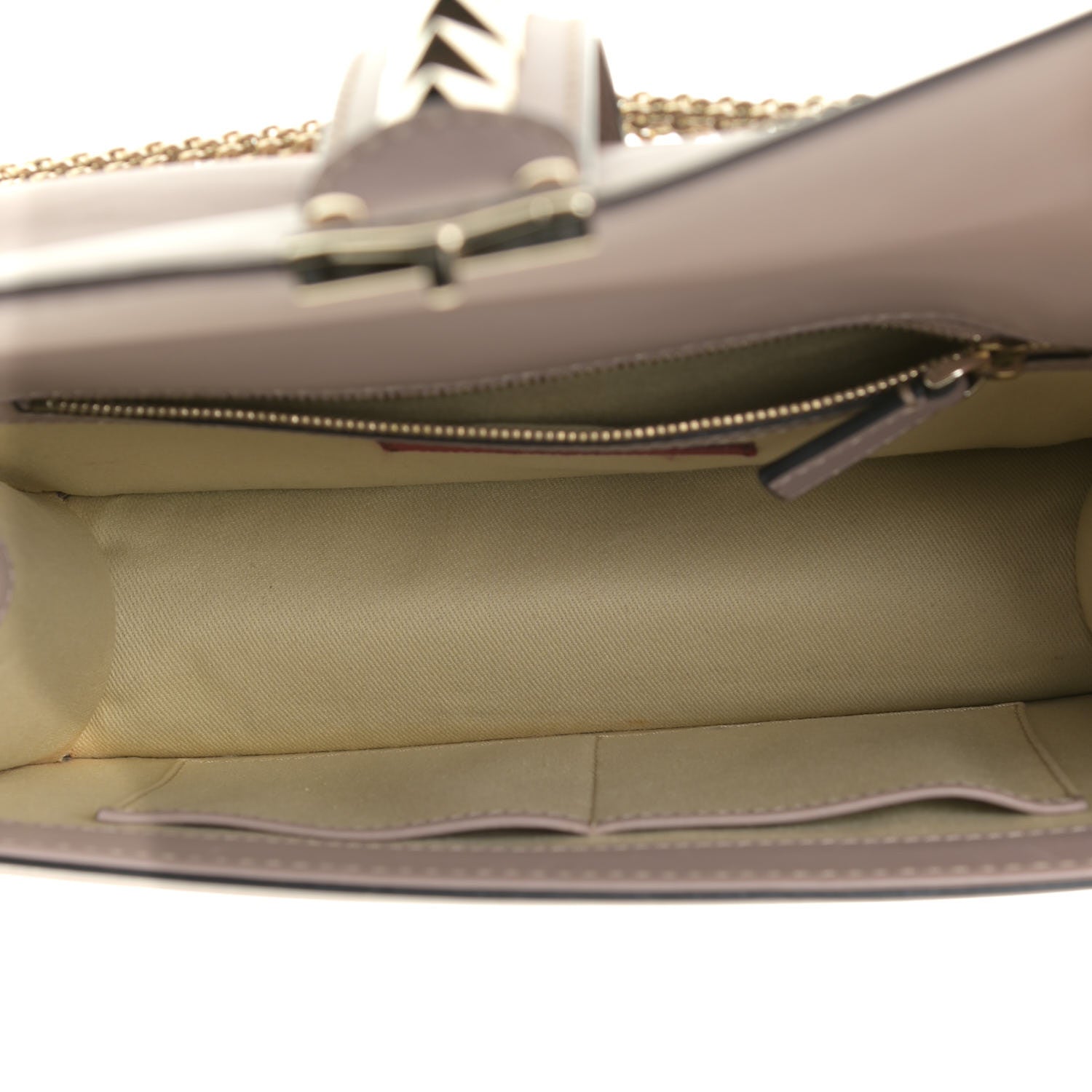Valentino Garavani Vitello Medium Glam Lock Rockstud Flap Poudre 7 of 13