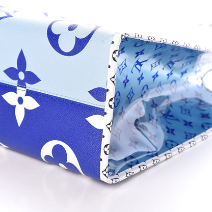 Louis Vuitton Monogram Giant Porto Cervo Onthego Blue 9 of 9