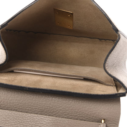Chloe Grained Lambskin Mini Drew Shoulder Bag Motty Grey 5 of 9