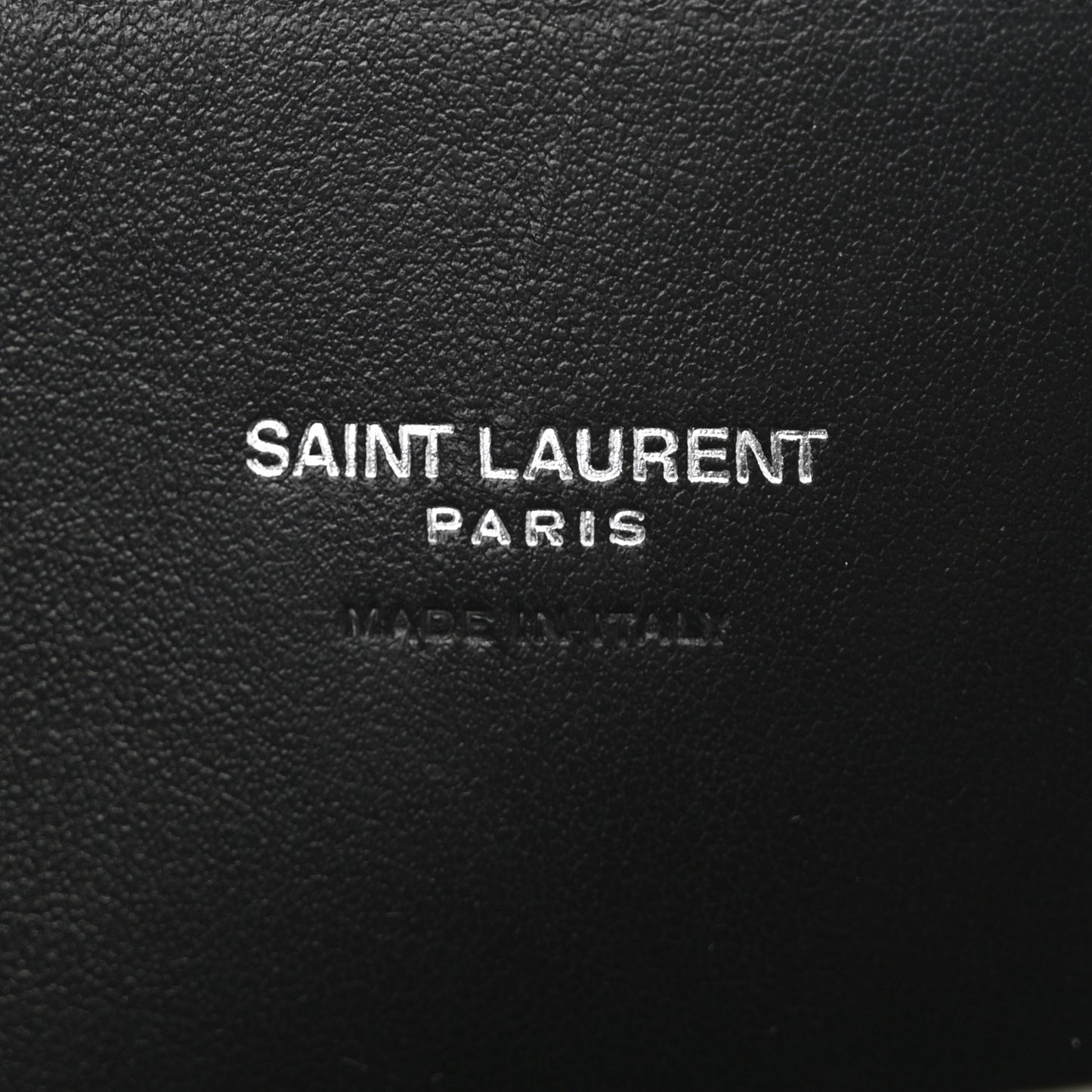 Grained Calfskin Nano Sac De Jour Black