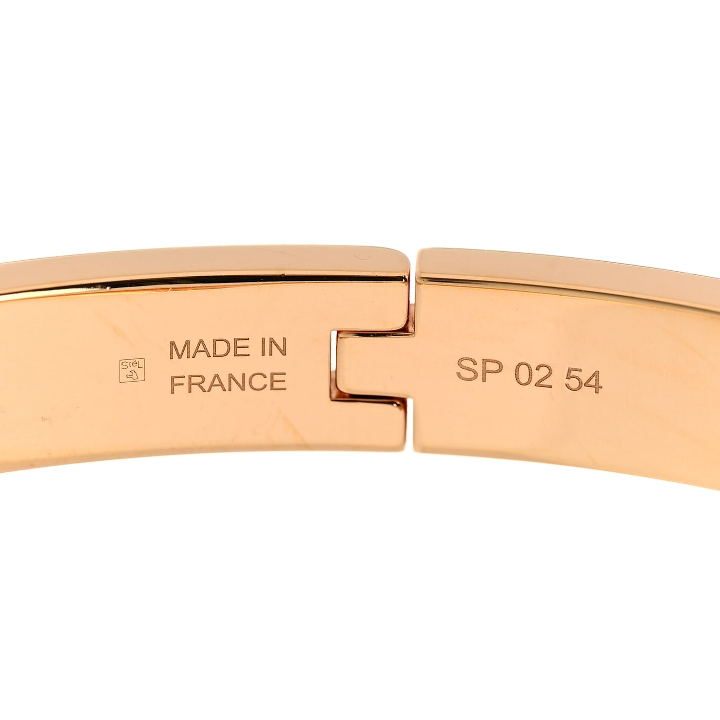 Enamel Mini Clic Kelly Bracelet PM Chardon