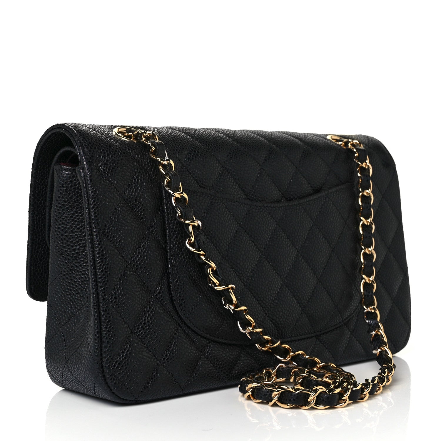 Chanel Caviar Quilted Medium Double Flap Black 4 of 19