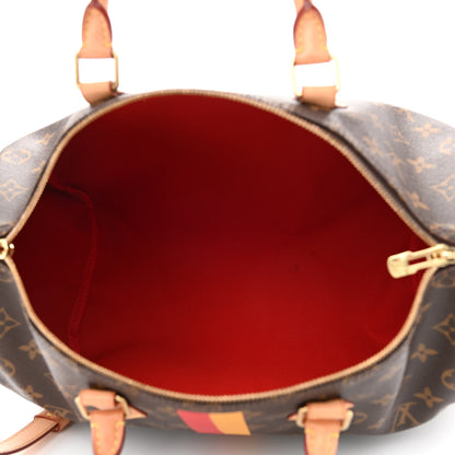 Louis Vuitton Monogram My LV Heritage Speedy Bandouliere 35 Jaune Rouge 4 of 11