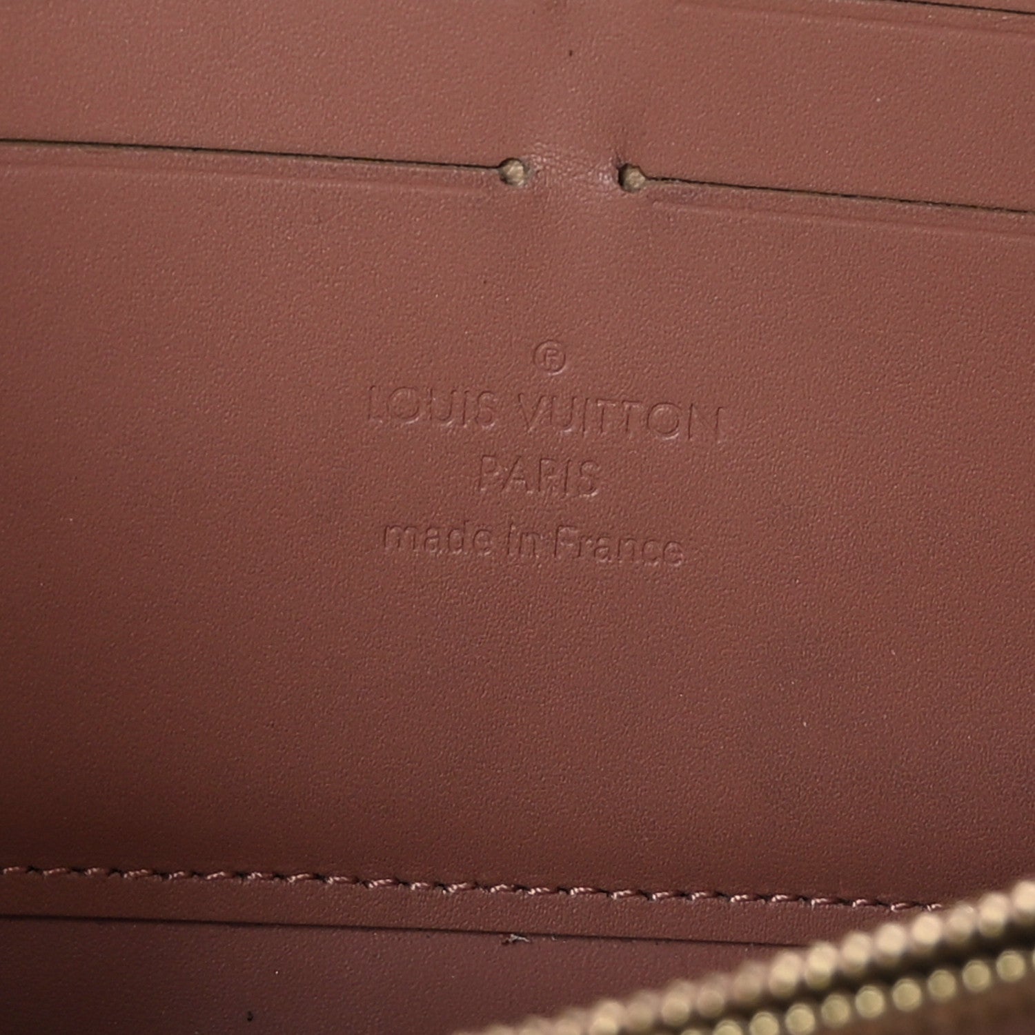 Louis Vuitton Vernis Zippy Wallet Rose Velours 6 of 6