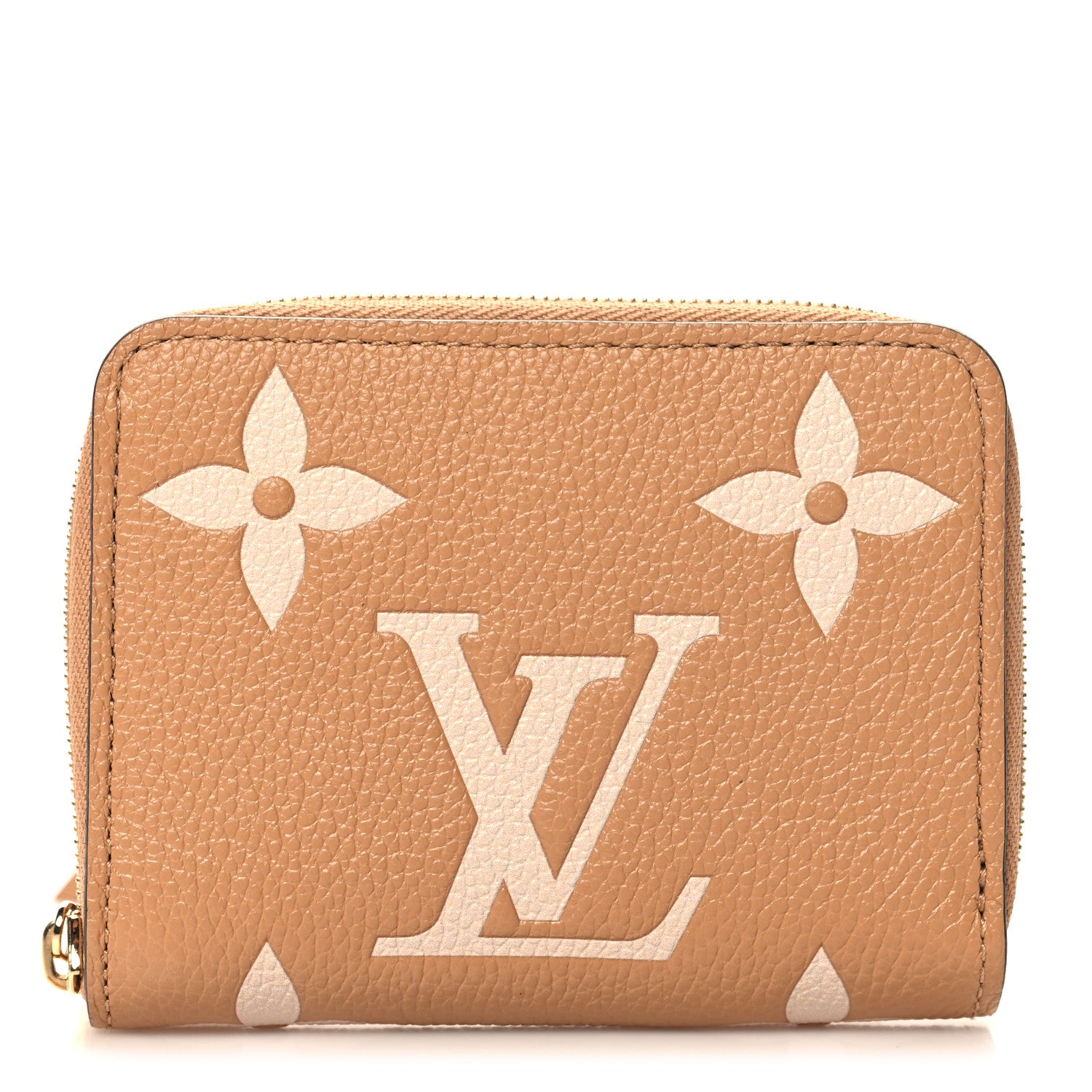 Louis Vuitton Empreinte Monogram Giant Zippy Coin Purse Arizona Creme 1 of 7