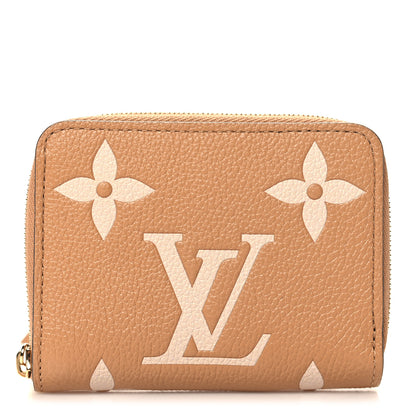Louis Vuitton Empreinte Monogram Giant Zippy Coin Purse Arizona Creme 1 of 7