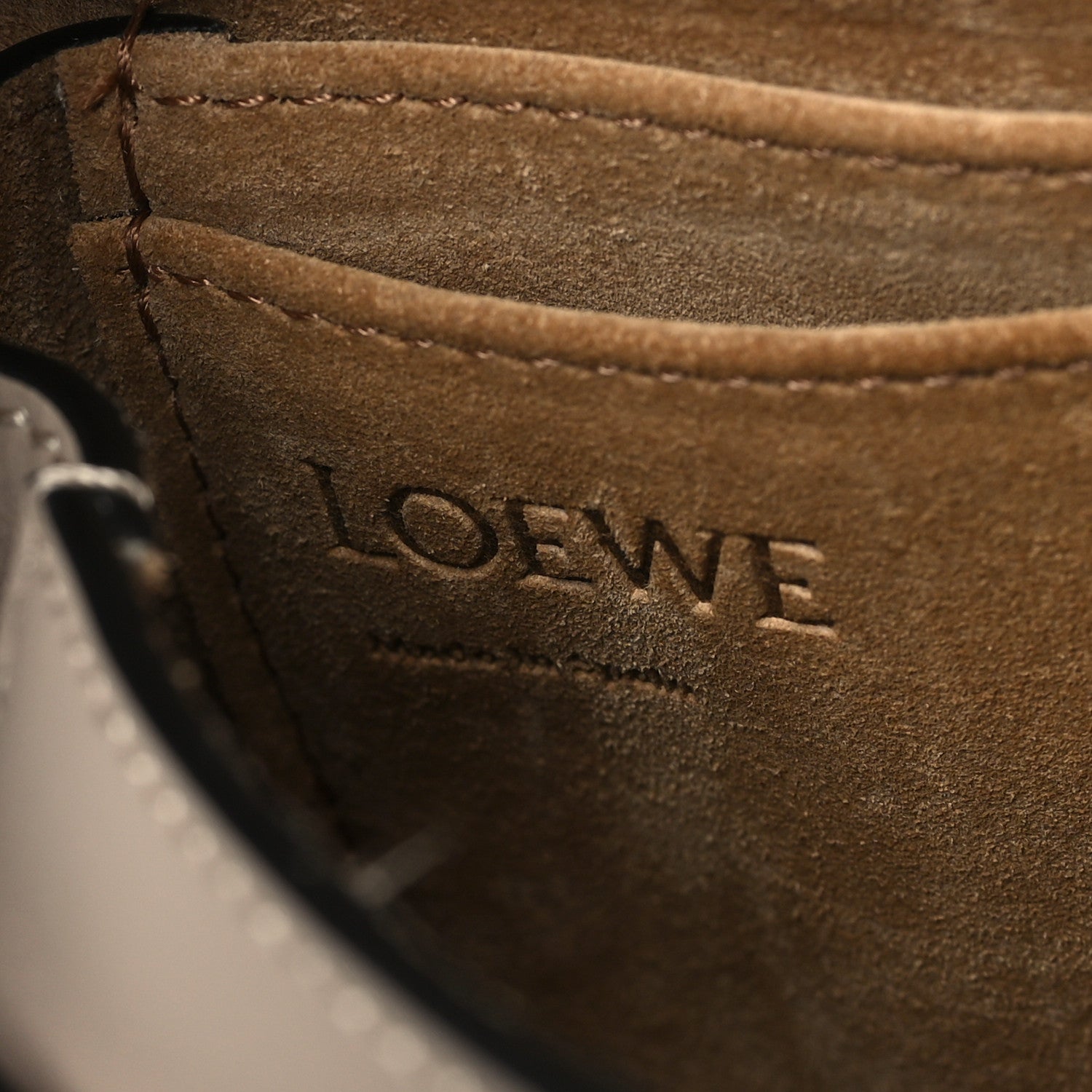 Loewe Calfskin Jacquard Mini Gate Dual Bag Sand 6 of 10