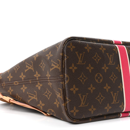 Louis Vuitton Monogram My LV Heritage Neverfull MM Fuchsia White 9 of 10