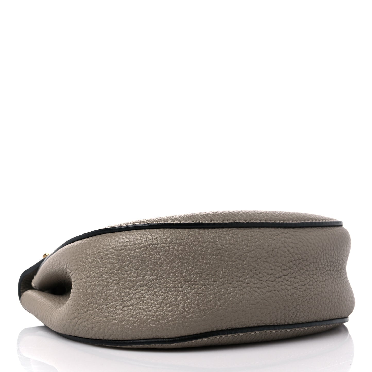 Grained Lambskin Mini Drew Shoulder Bag Motty Grey