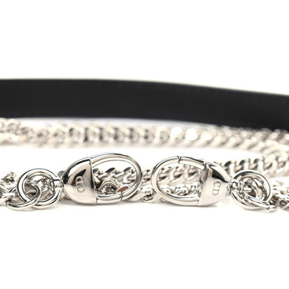 Christian Dior Lambskin Mini Lady Dior Chain Shoulder Strap Black 3 of 3