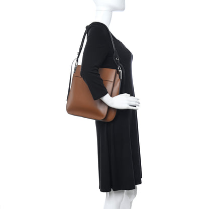 Prada City Calfskin Margit Bag Cognac 2 of 11