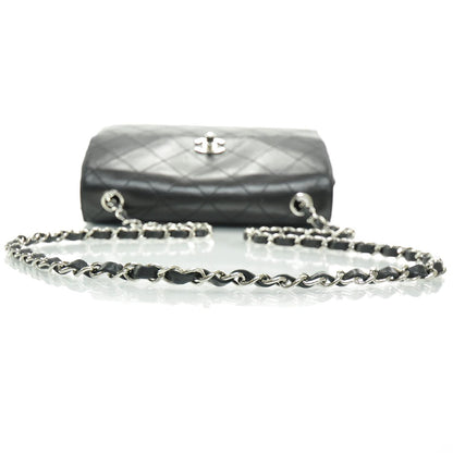 Chanel Lambskin Quilted Flap Bag Black SHW 5 of 10