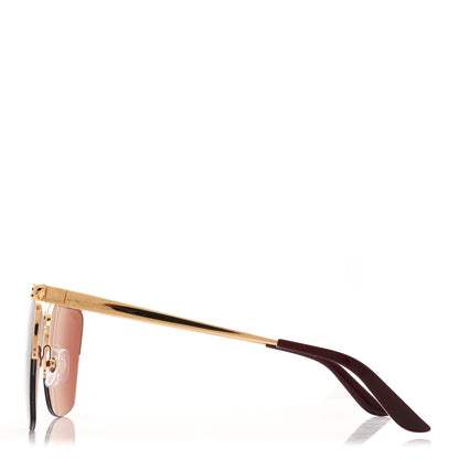 Cartier Panthere de Cartier Sunglasses CT0124S Gold 3 of 7