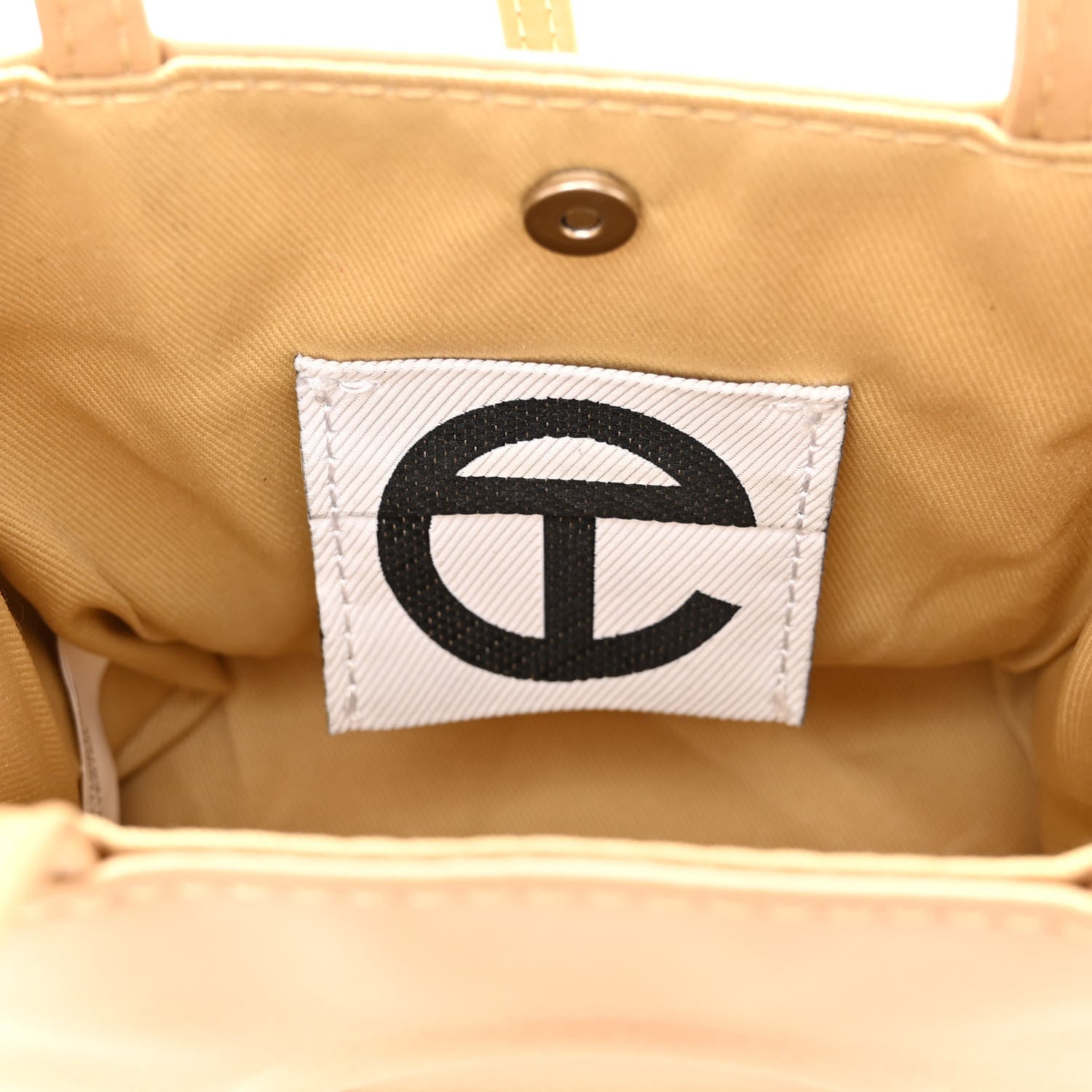 Telfar Vegan Leather Small Shopping Bag Cream 6 of 9