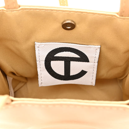 Telfar Vegan Leather Small Shopping Bag Cream 6 of 9