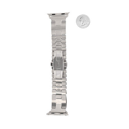 Hermes Stainless Steel 46mm Grand H Apple Watch Single Tour Band Gris 2 of 6