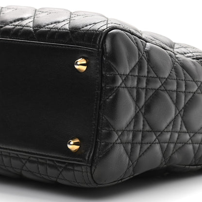 Christian Dior Lambskin Cannage Large Lady Dior Black 10 of 10