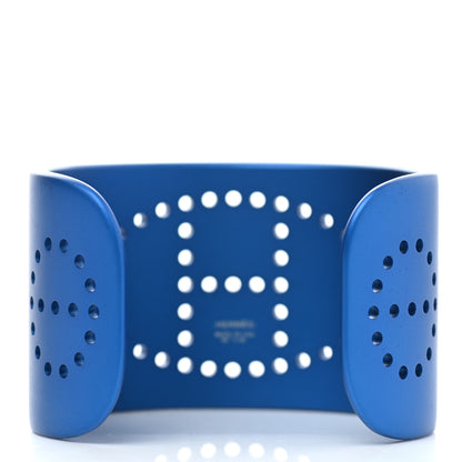 Hermes Aluminium Evelyne Sunset Cuff Bracelet T2 Bleu Egee 3 of 5
