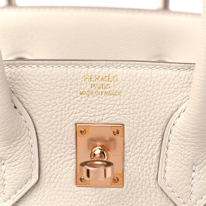 Hermes Togo Birkin 25 Craie 6 of 11