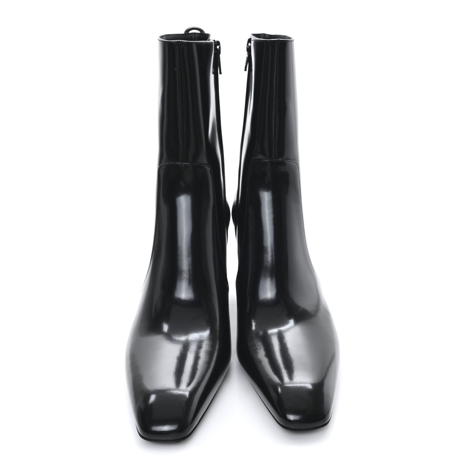 Saint Laurent Vitello Marilyn Betty 70 Ankle Zip Boots 41 Black 3 of 10