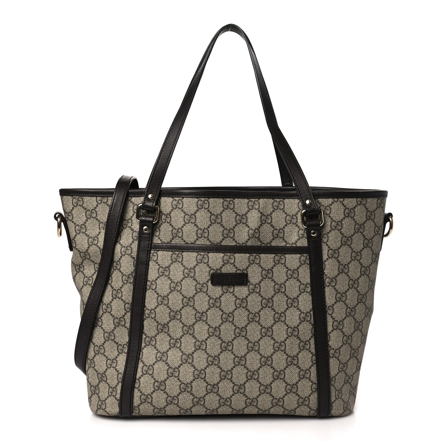 GG Supreme Monogram Medium Joy Tote Dark Brown