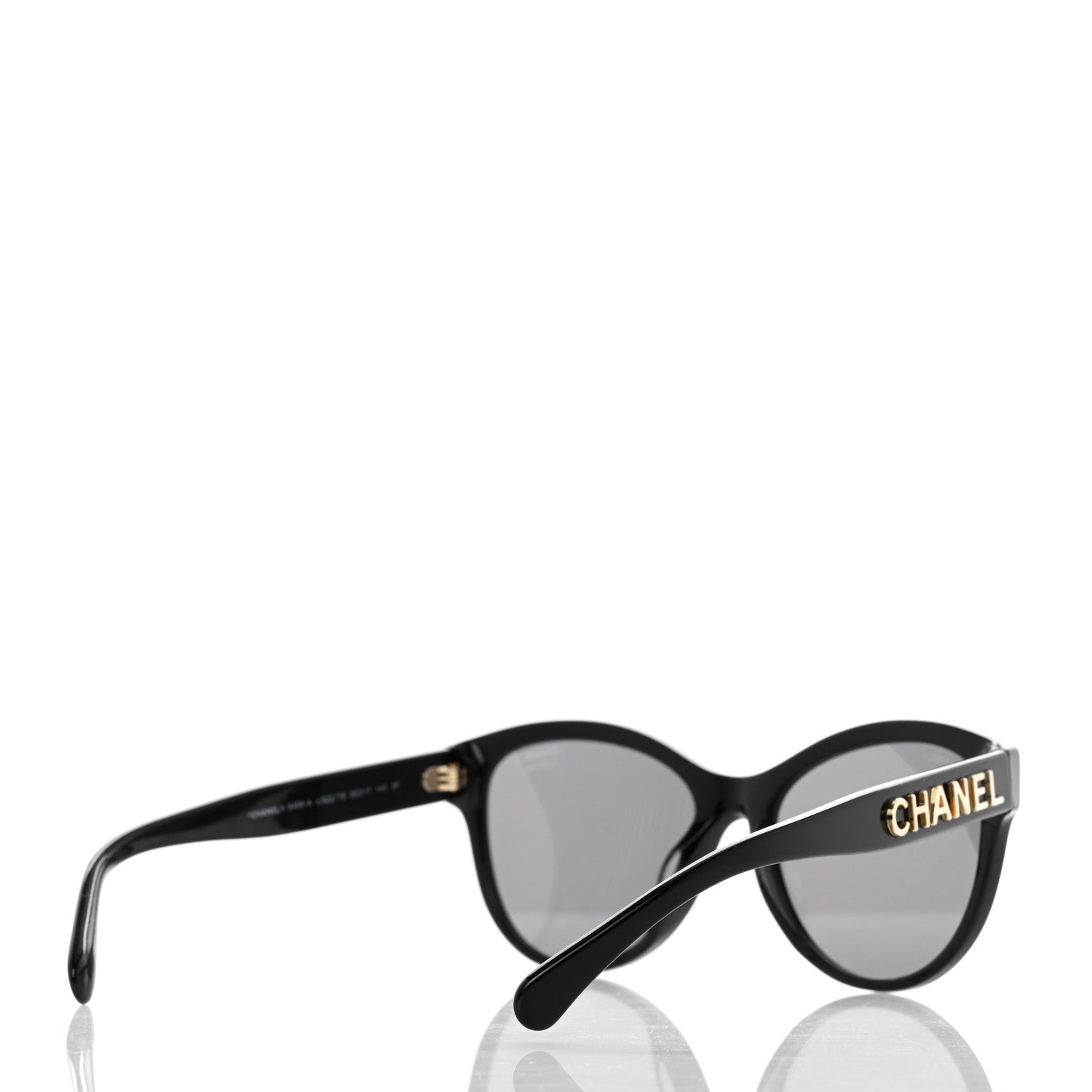 Chanel Acetate Pantos Logo Sunglasses 5458-A Black 4 of 9