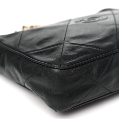 Chanel Lambskin Quilted CC Tassel Camera Case Black 10 of 15