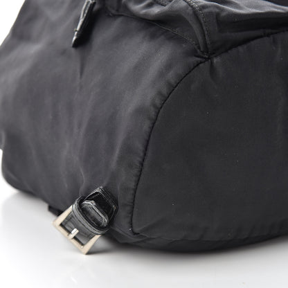 Prada Tessuto Nylon Vela Cinch Backpack Black 9 of 16