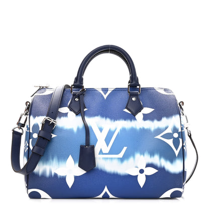 Louis Vuitton Monogram Escale Speedy Bandouliere 30 Blue 1 of 12