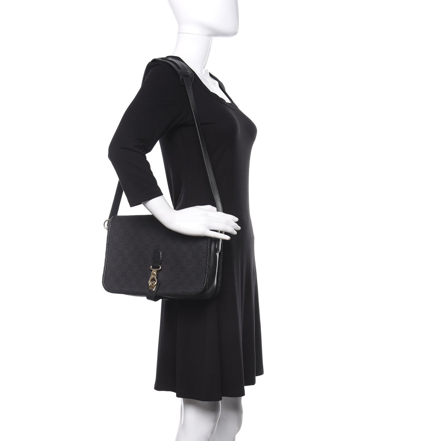 Monogram Medium Marrakech Messenger Bag Black