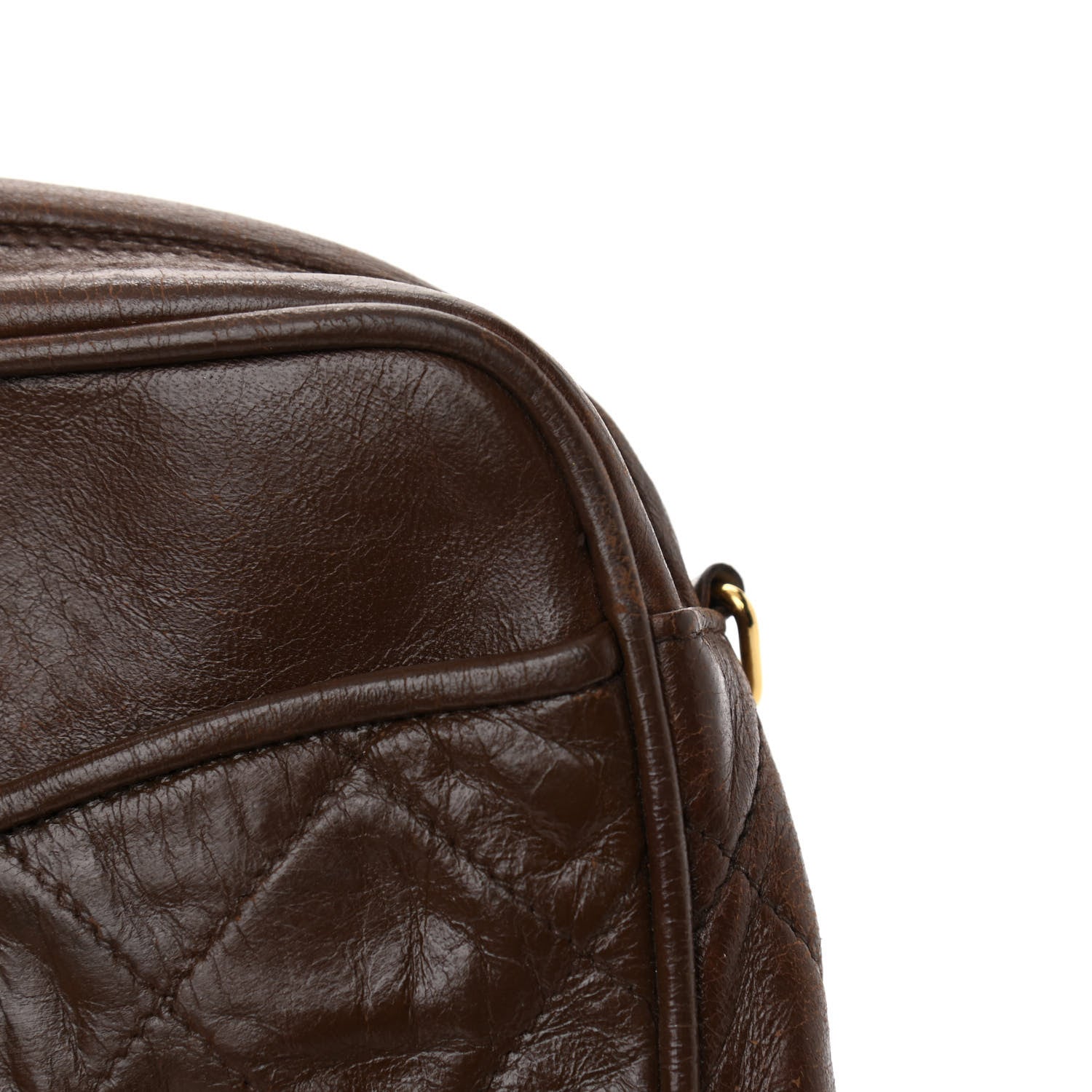 Chanel Lambskin Tassel Camera Case Brown 15 of 16