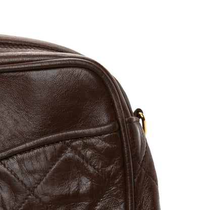 Chanel Lambskin Tassel Camera Case Brown 15 of 16