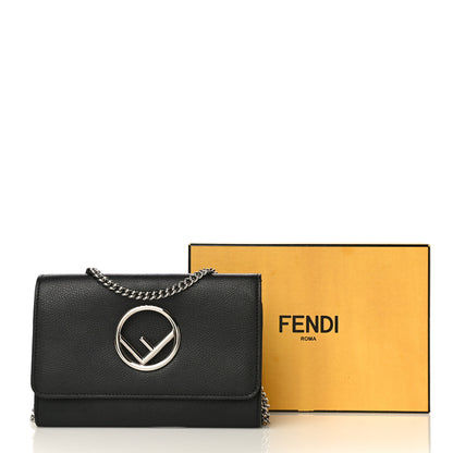 Fendi Vitello Cruise F is Fendi Wallet on Chain Black 17 of 17