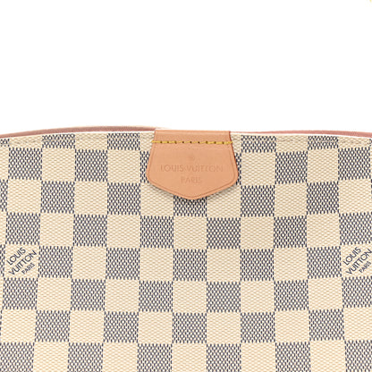 Louis Vuitton Damier Azur Graceful PM Rose Ballerine 8 of 10