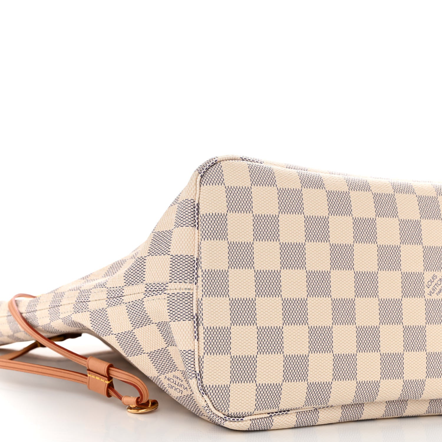 Louis Vuitton Damier Azur Neo Neverfull MM Rose Ballerine 8 of 12
