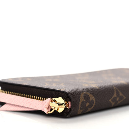 Louis Vuitton Monogram Clemence Wallet Rose Ballerine 7 of 9